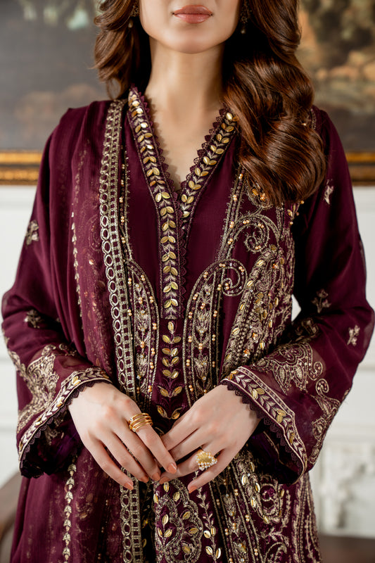Sasha - 3pcs Chiffon Kurta Set