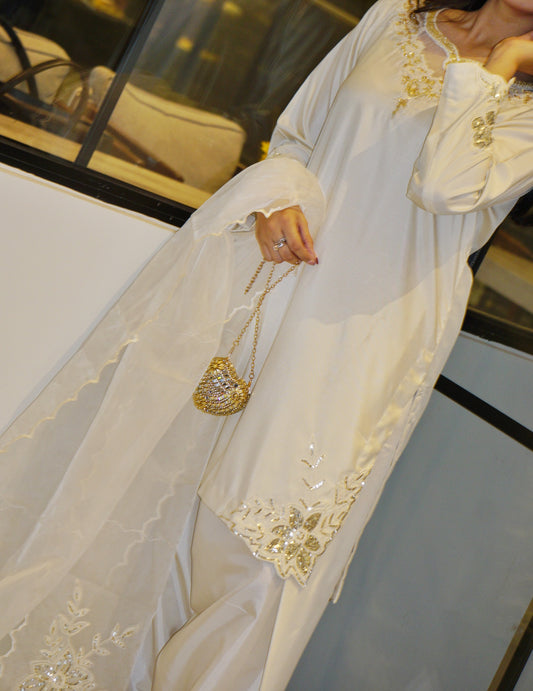 Ivory Farshi Shalwar Set