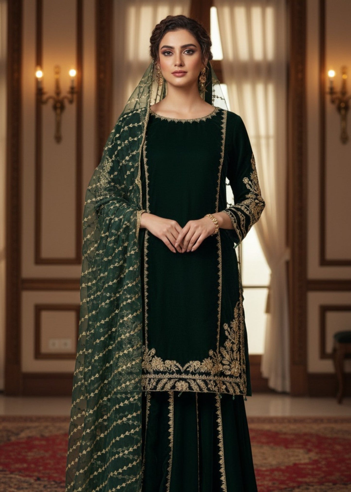 Green Regalia | 3pcs Velvet