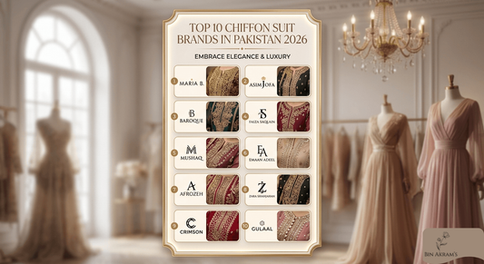 Top 10 Chiffon Suit Brands in Pakistan 2026