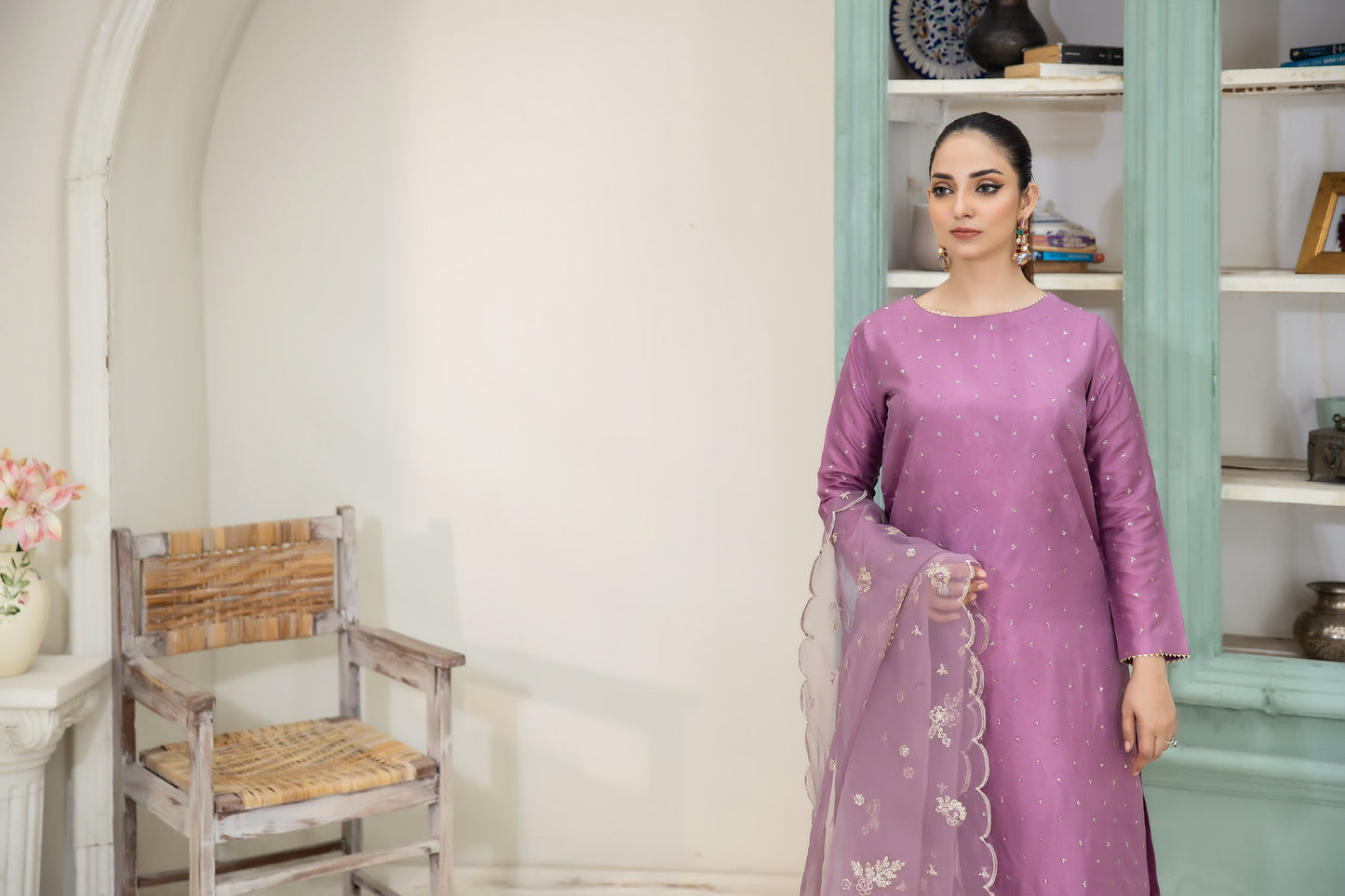 Mauve Blush - 3pc Silk
