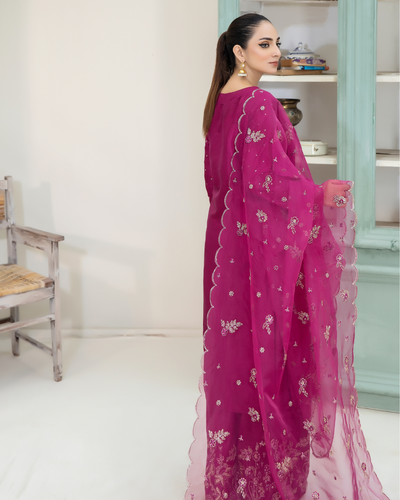 Rosy Blush - 3pc Silk