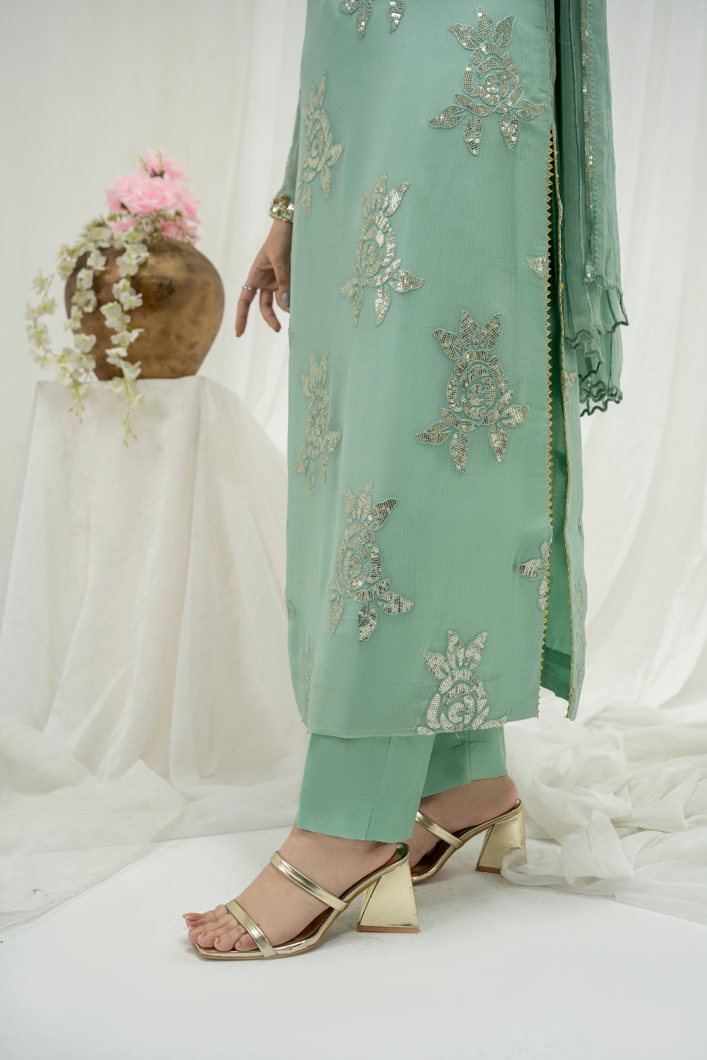 BAHAAR - 3PC CHIFFON KURTA SET