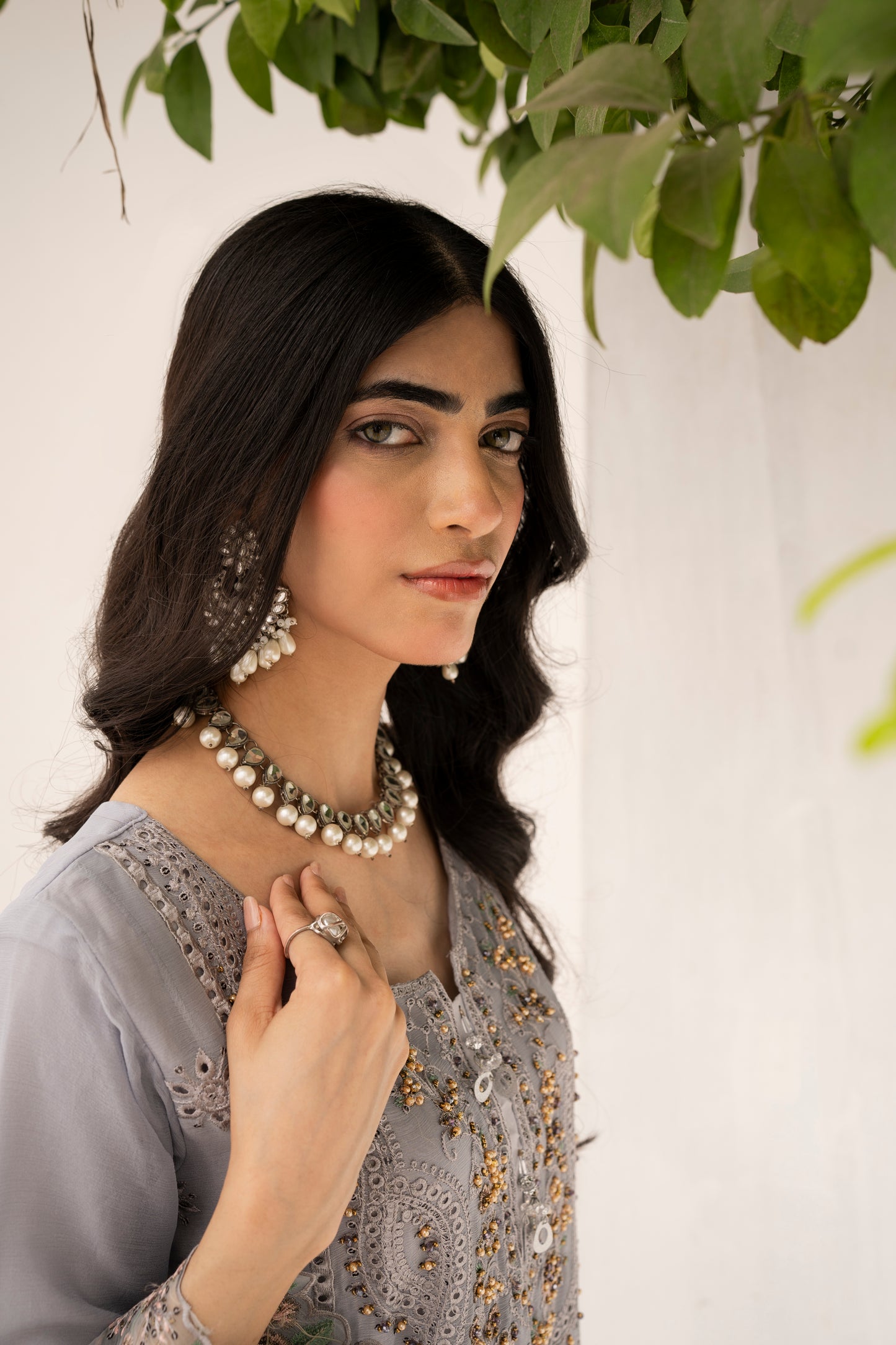 Grey Glamor | 3 Pieces Chiffon