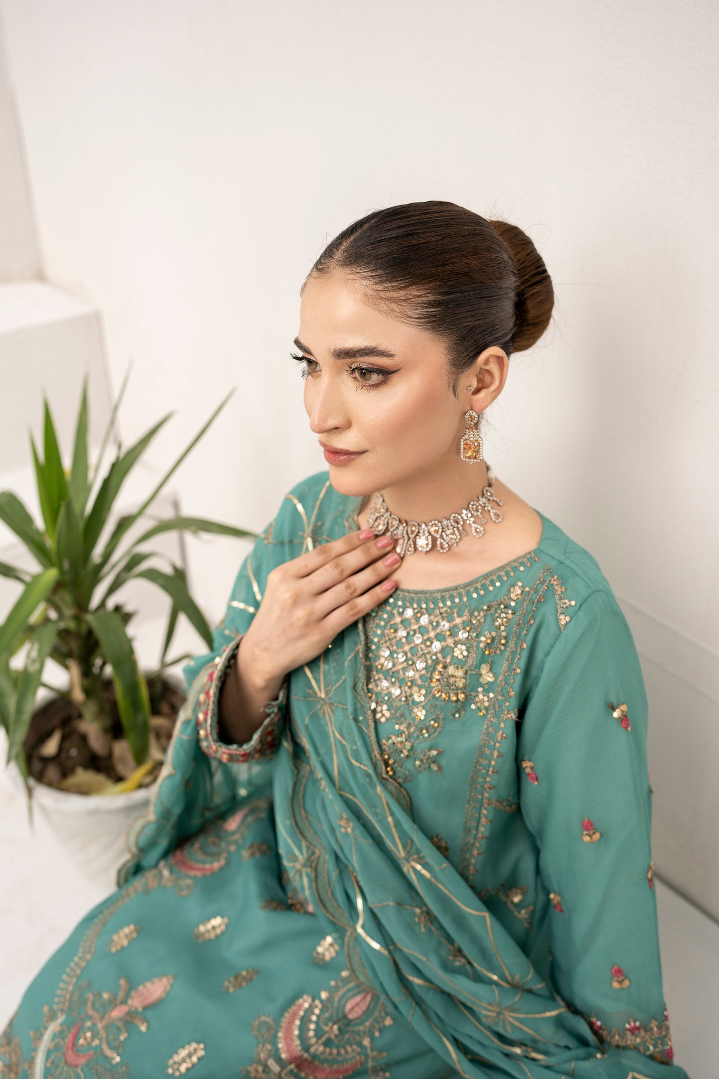 Sea Mist - 3PCS Chiffon