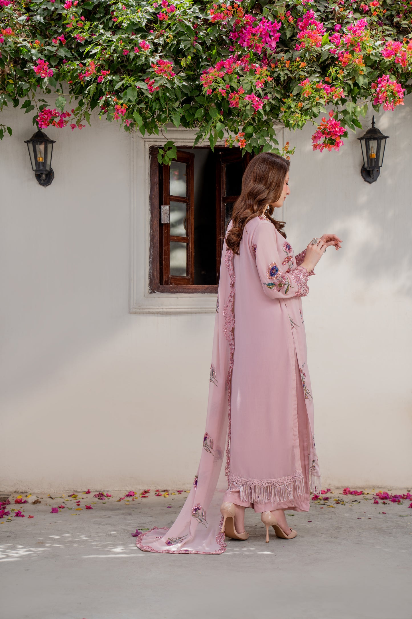 Zaib - 3pcs Chiffon Kurta Set