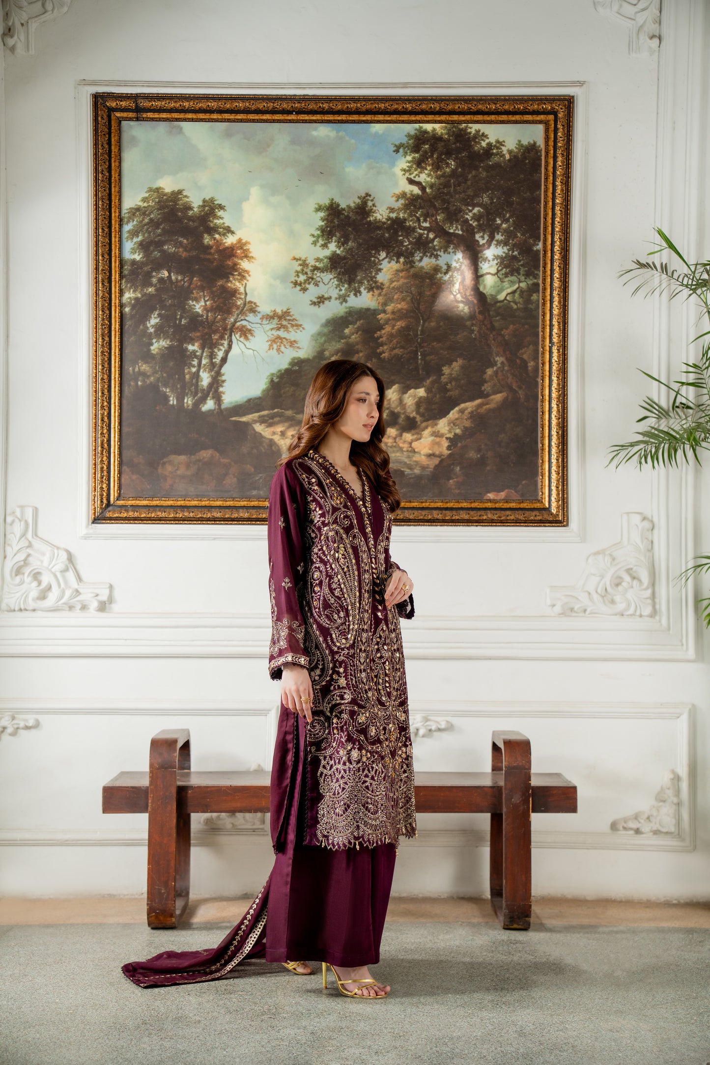 Sasha - 3pcs Chiffon Kurta Set