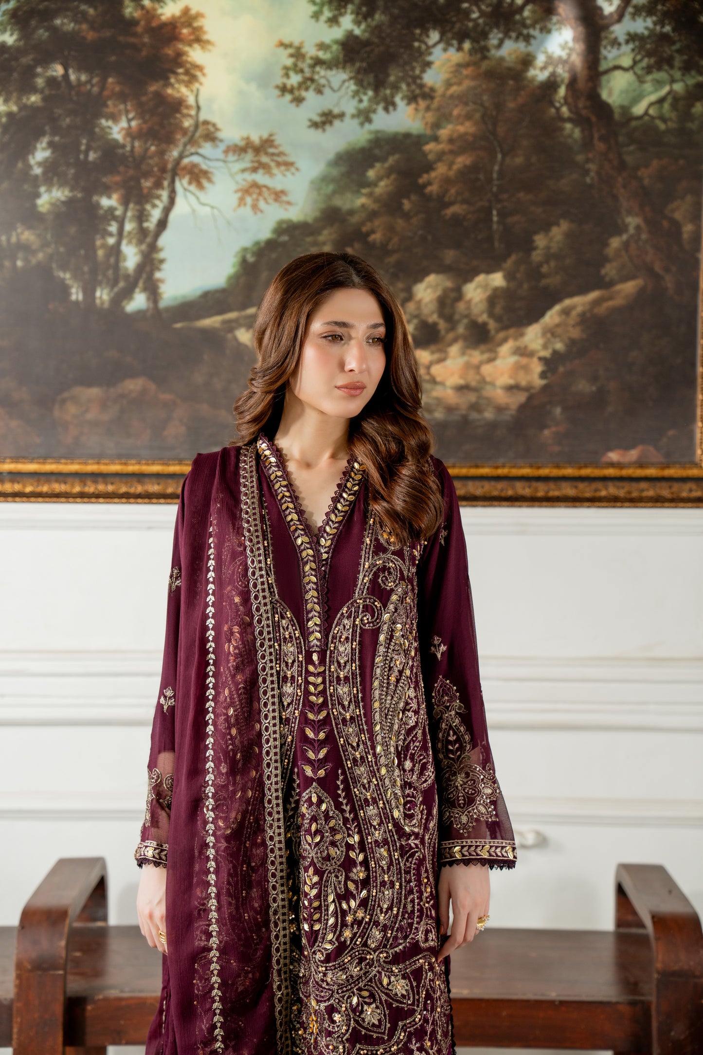 Sasha - 3pcs Chiffon Kurta Set