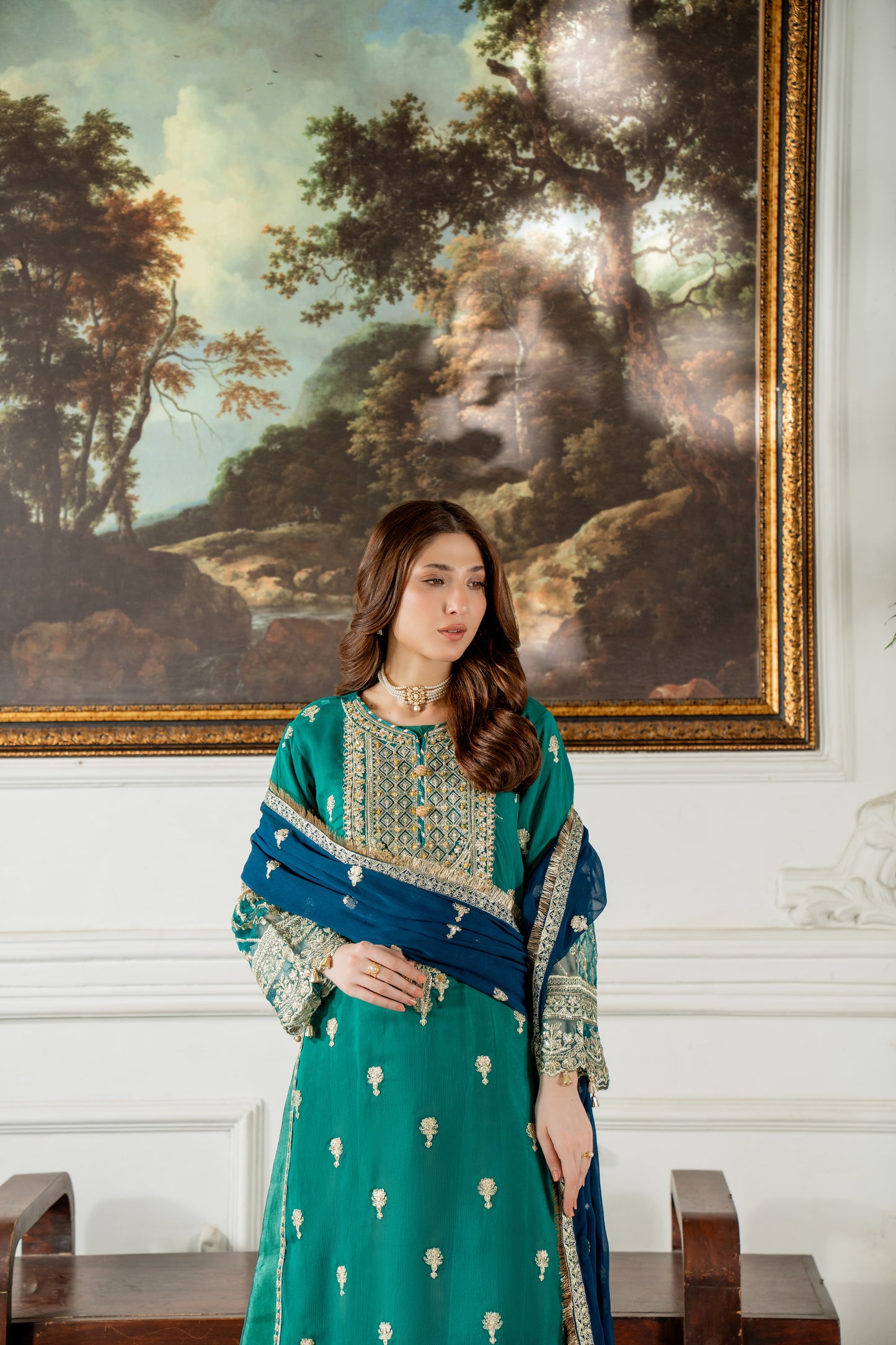 Haniya - 3pcs Chiffon formal