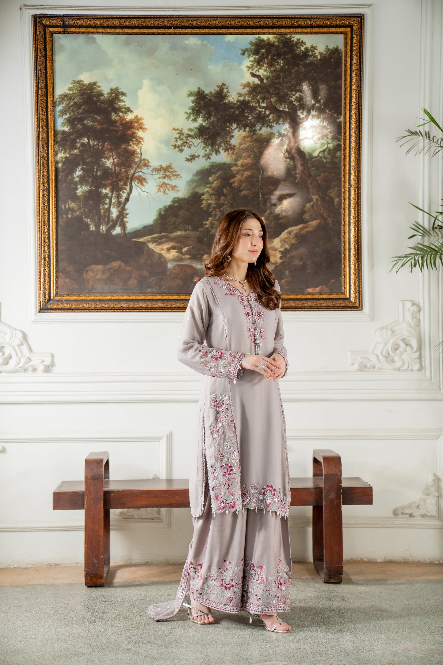 Maya - 3pcs Chiffon Kurta set