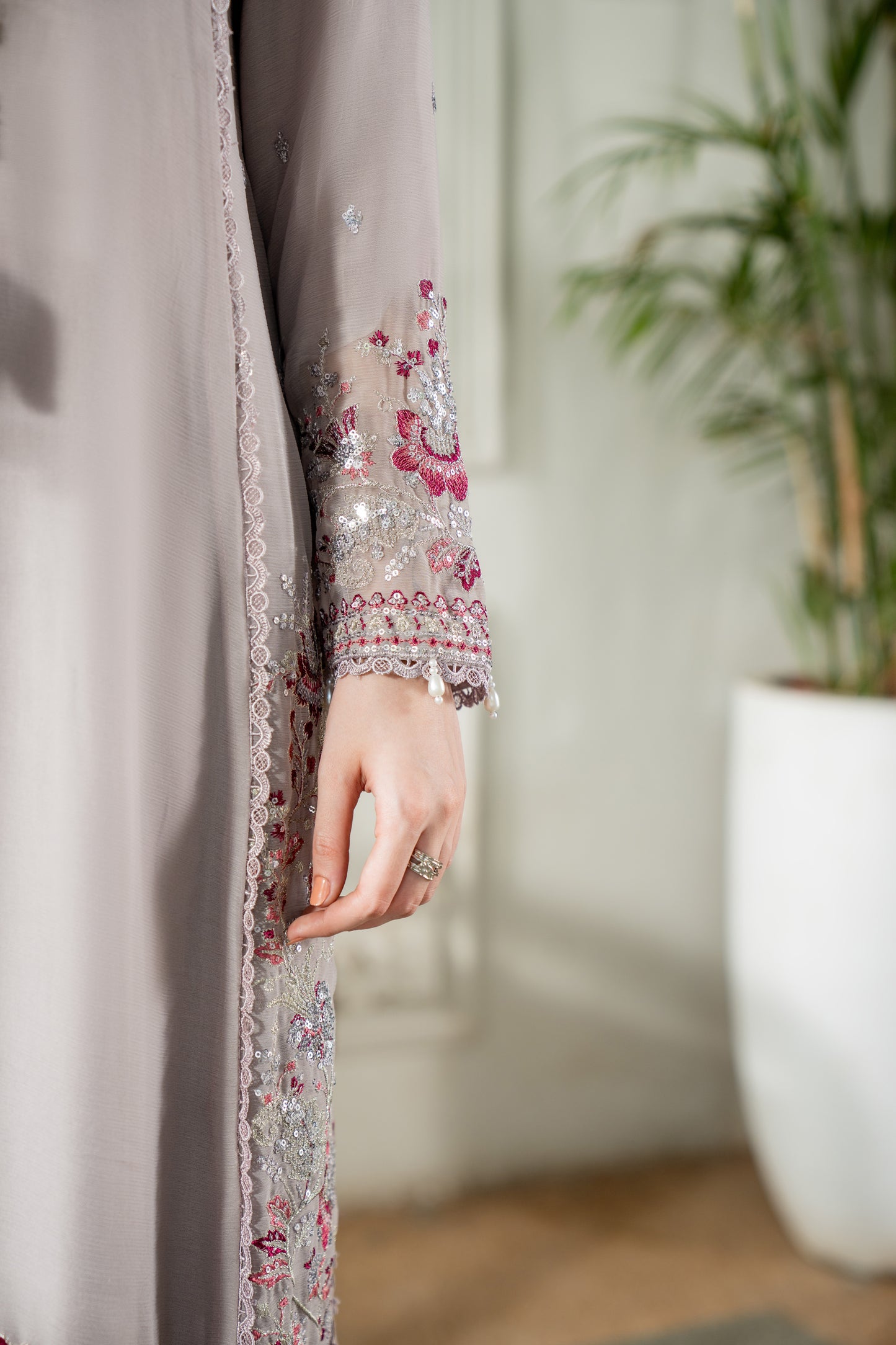 Maya - 3pcs Chiffon Kurta set