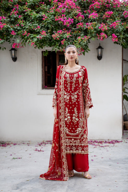Laali - 3pcs Chiffon Formal