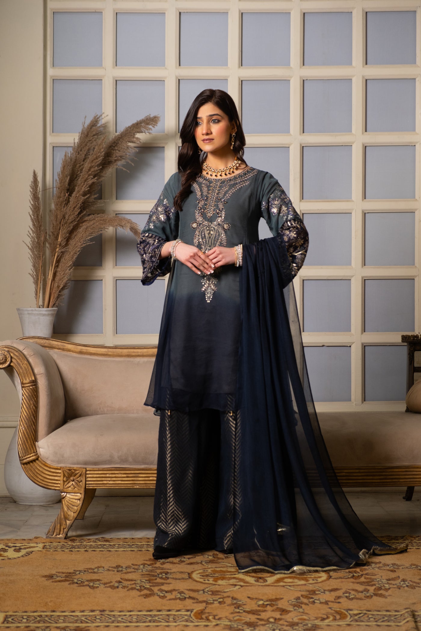 Twilight Elegance - 3 PIECE CHIFFON