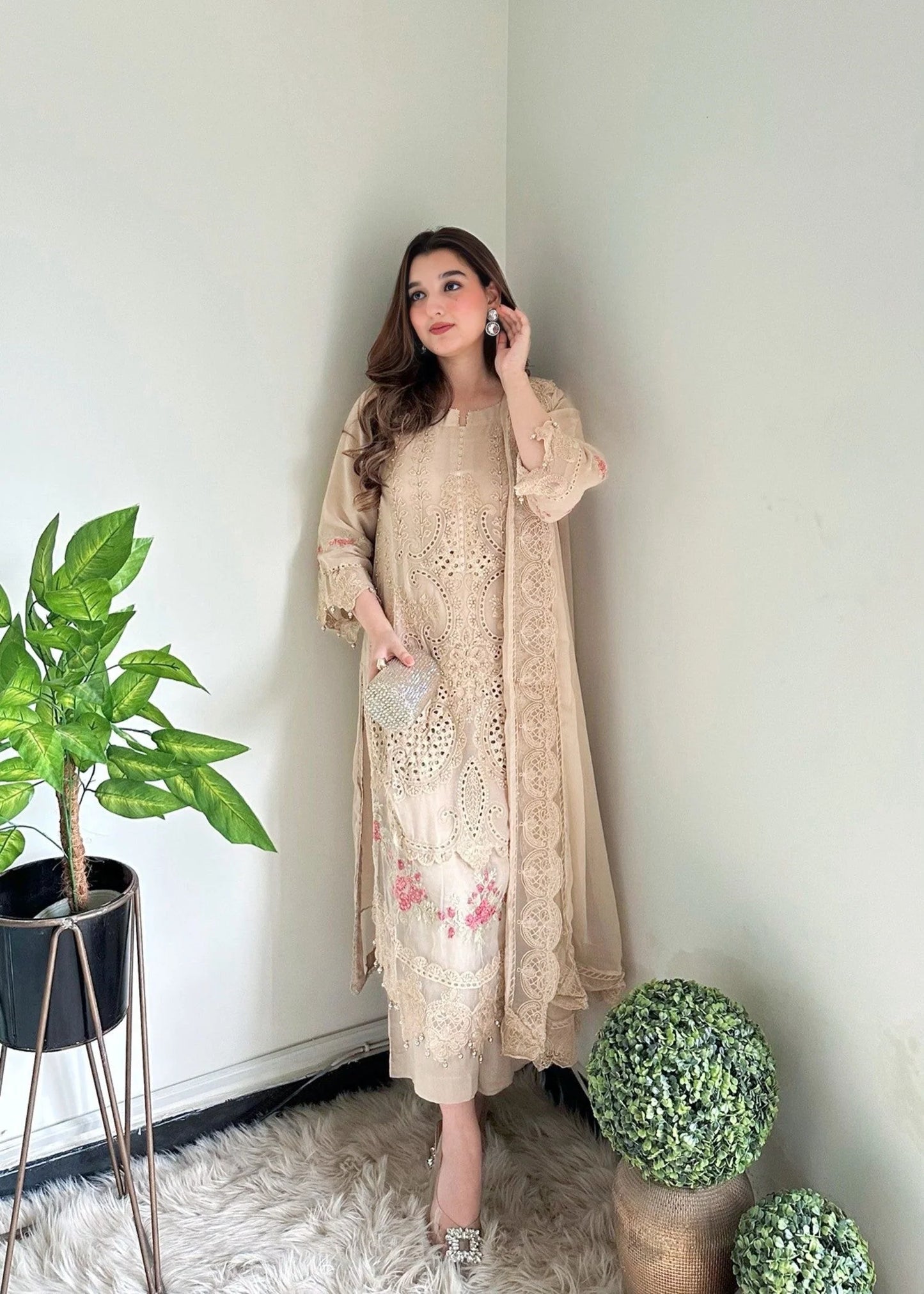 Ivory Luxe | 3 Pieces Chiffon