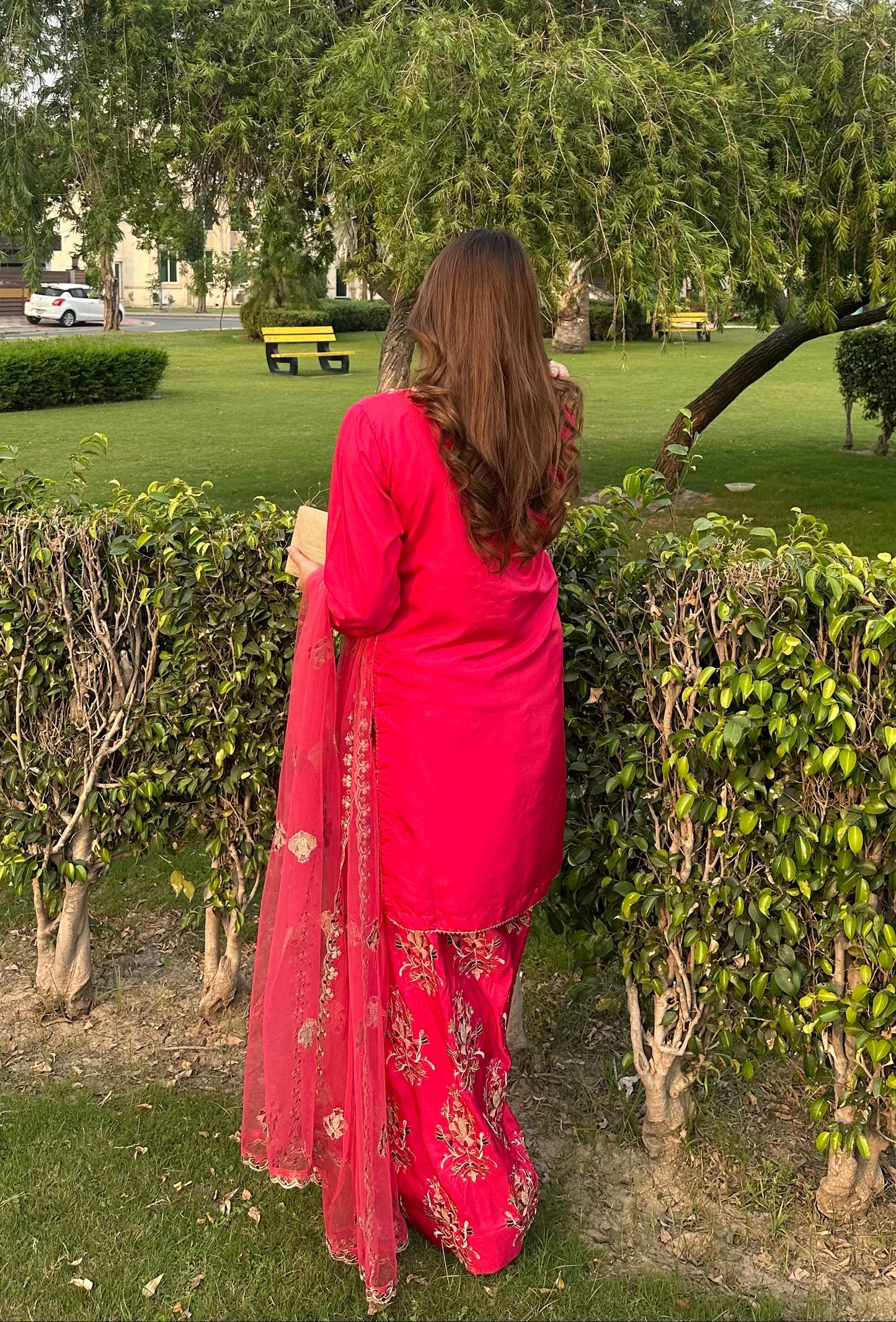 Pink Farshi Affair | 3pcs Silk Kurta Set