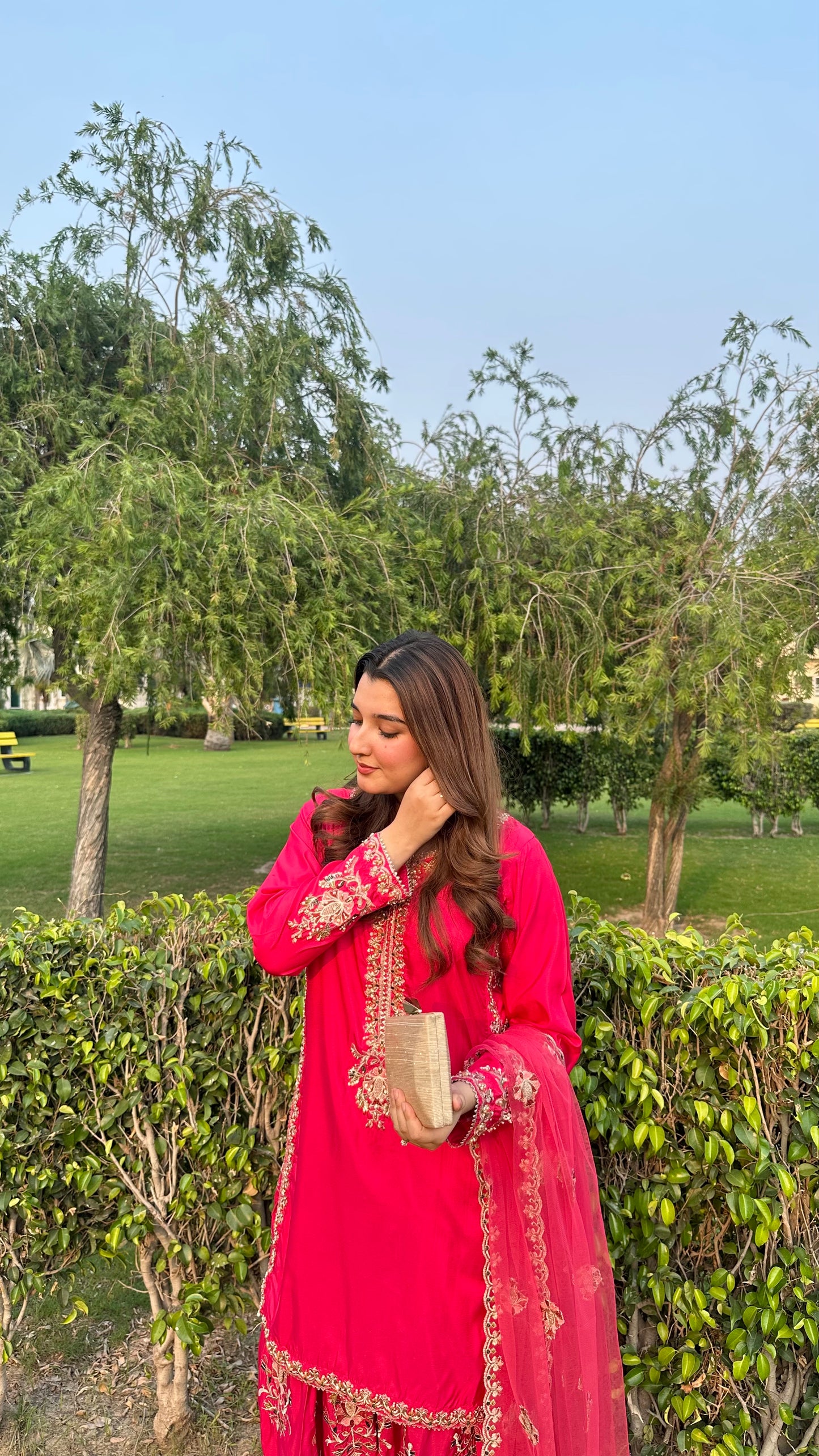 Pink Farshi Affair | 3pcs Silk Kurta Set