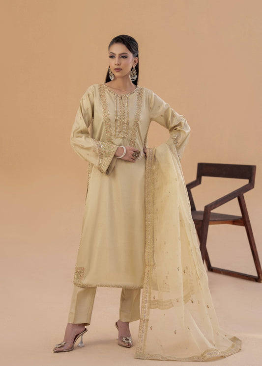 Alayna Cream | 3pcs Silk