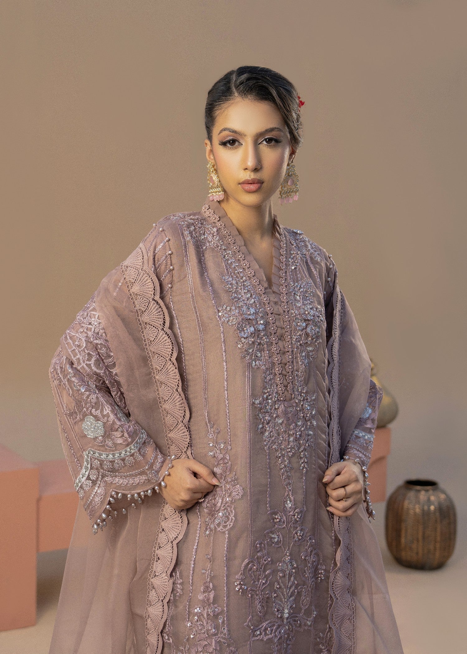 Mina Brown | 3pcs Chiffon