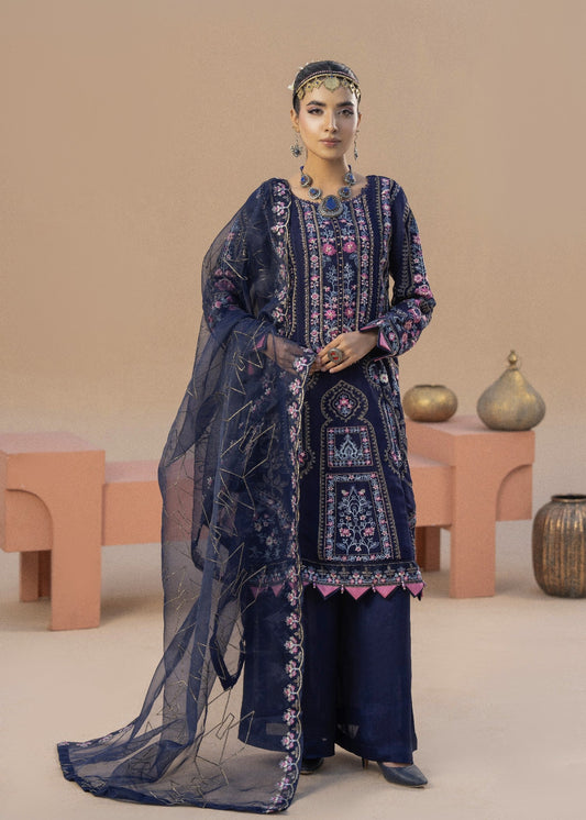 Biya Blue | 3pcs Chiffon