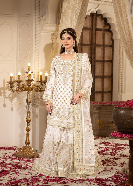 Meeras Gharara | 3pcs Organza