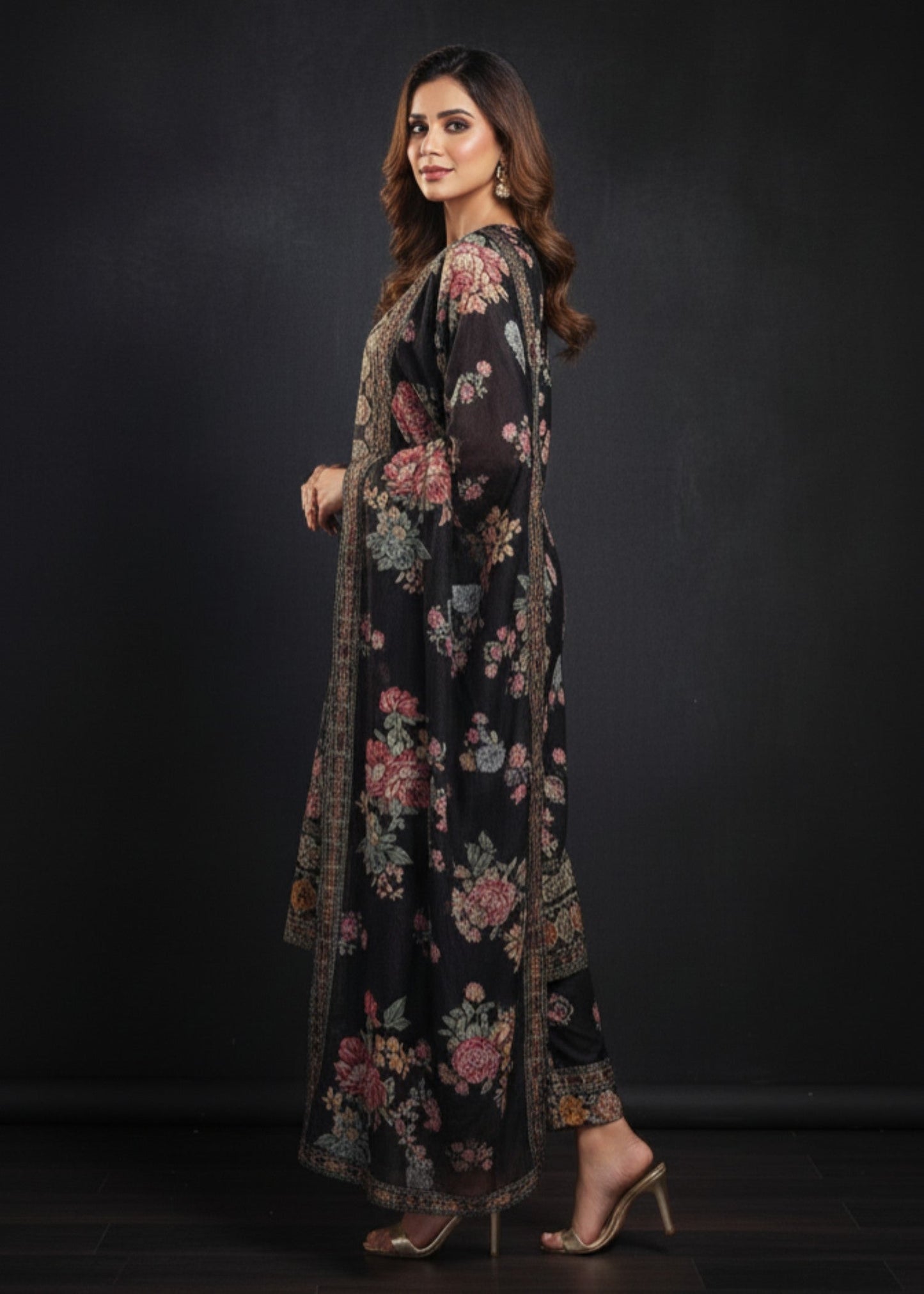 NOOR BLK | 3 pcs Shimoz Silk