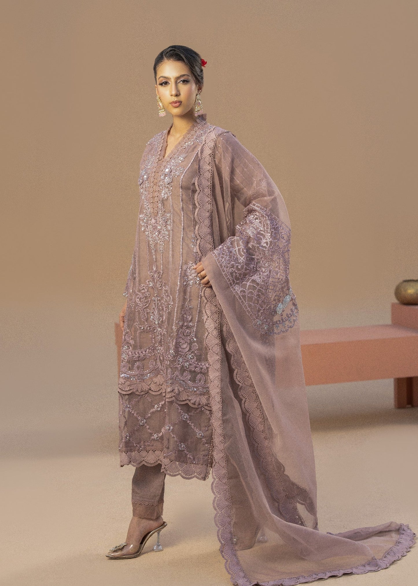 Mina Brown | 3pcs Chiffon