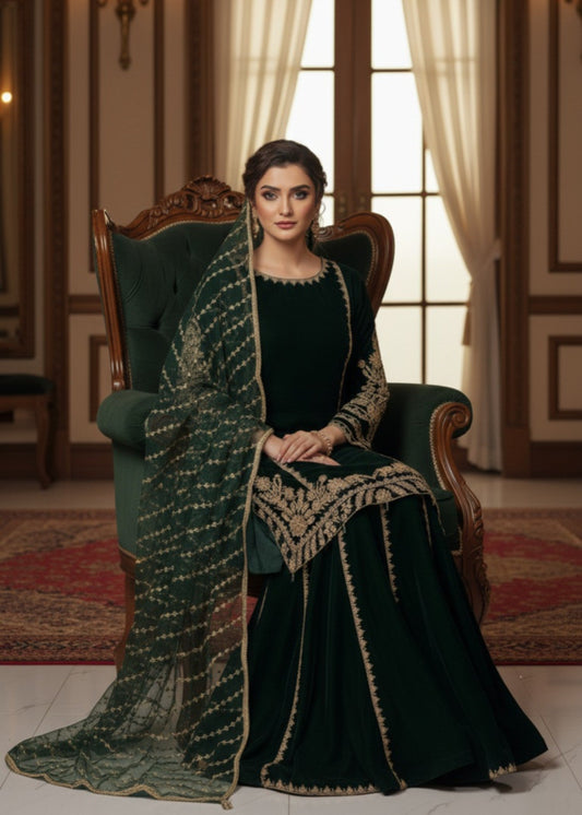 Green Regalia | 3pcs Velvet