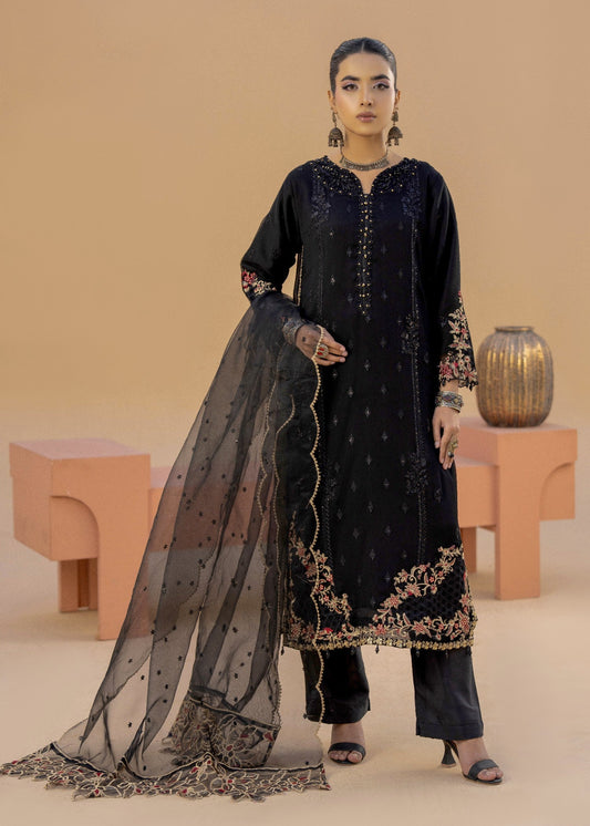 Bakhur Black | 3pcs Chiffon