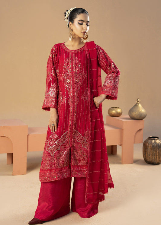 Reha Red | 3pcs Chiffon