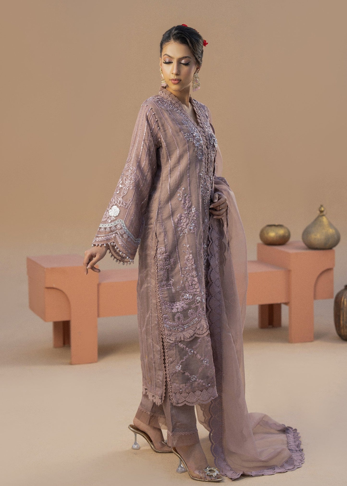 Mina Brown | 3pcs Chiffon