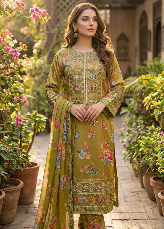 NOOR DUE | 3 pcs Shimoz Silk