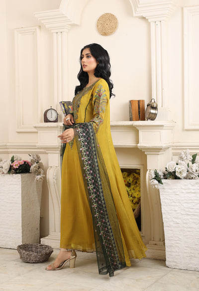 Gilded Garden - 3 piece Chiffon